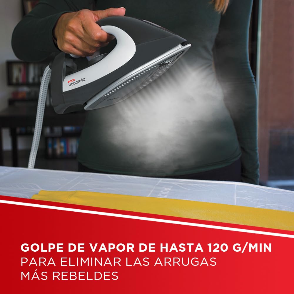 Polti Vaporella Simply VS10.12 | Plancha Vapor, 6.5 bares, 1.5L, Función ECO