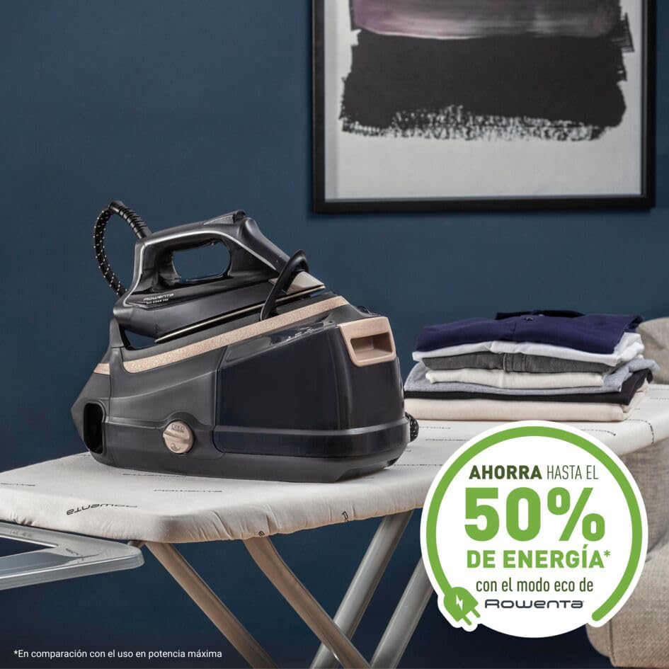 Rowenta Centro Planchado Eco Steam Pro DG9640 | Alta potencia, 1.3L, Silencioso