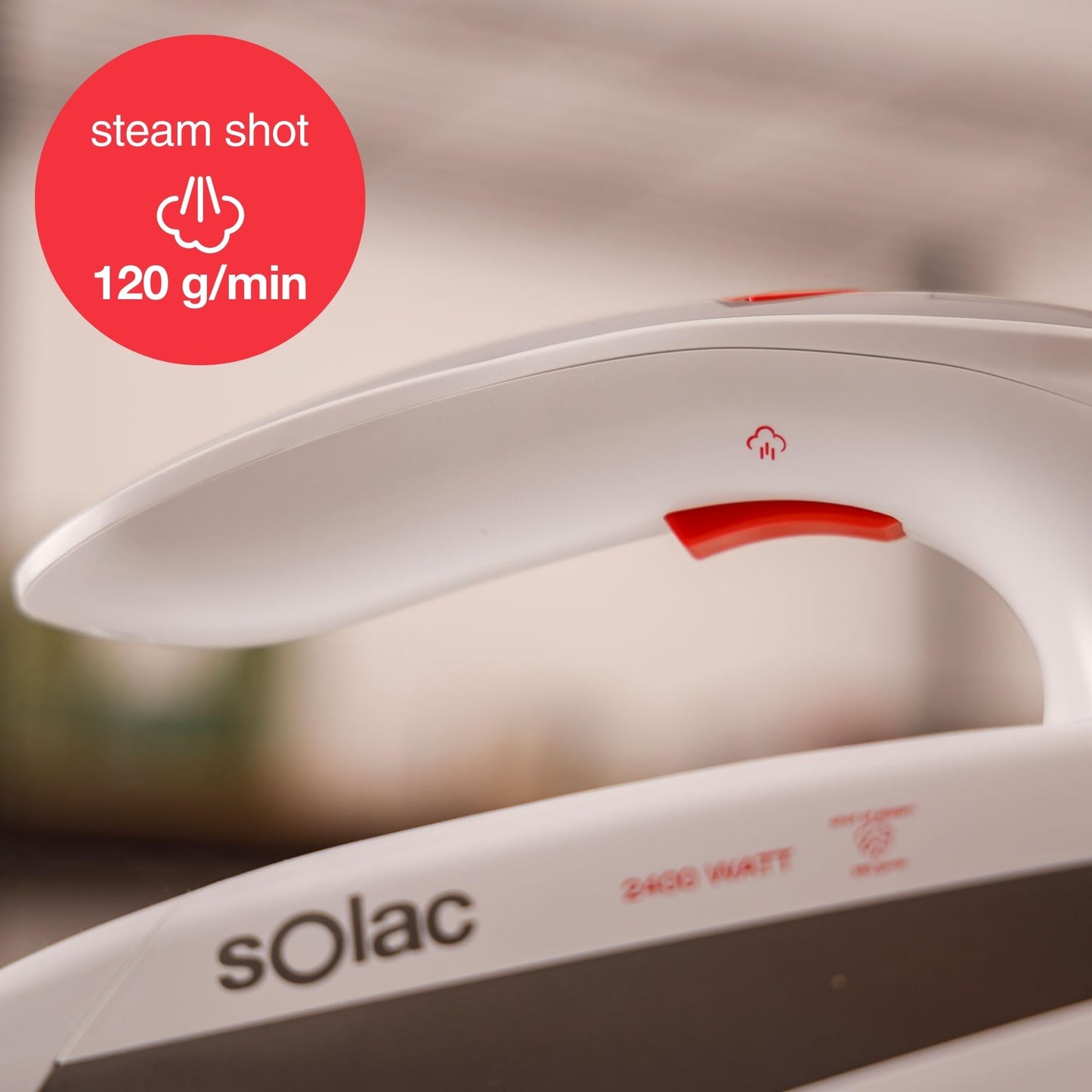 Solac CPB6200 Blank Canvas Centro Planchado | 6.5 bar, 380g/min vapor, 1.5L