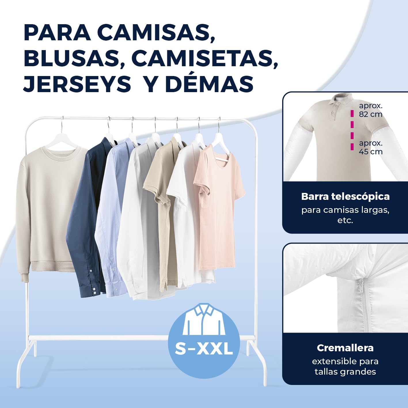 CLEANmaxx Plancha Automática con Vapor | Máquina para camisas, 2 programas, Pantalla táctil