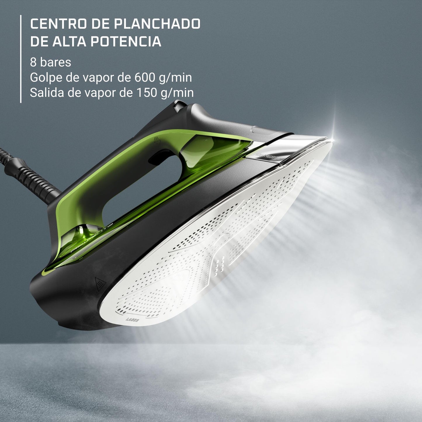 Rowenta Silence Pro Centro Planchado DG9248 | 8 bares, 600g/min vapor, Autonomía ilimitada