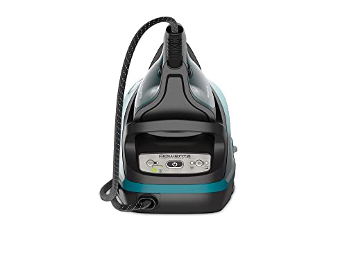 Rowenta Compact Steam Pro DG7623 | 6.3 bares, 325g/min, Suela antiarañazos, Azul/Negro