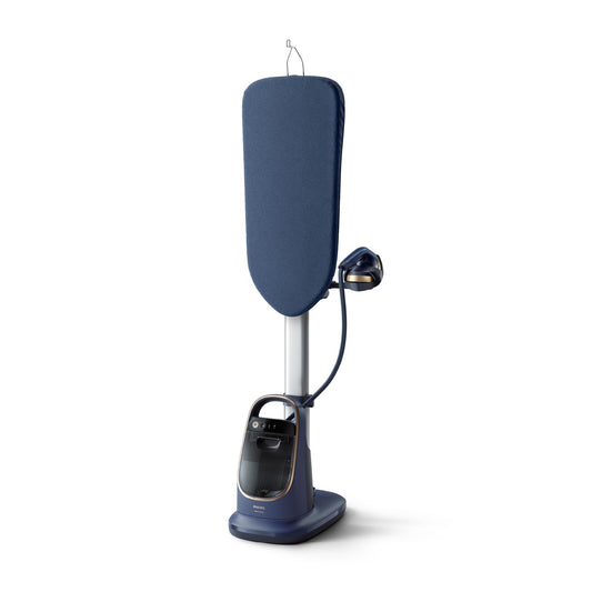 Philips Serie 8500 Solución Planchado Todo en Uno-Tabla multiángulo, Tecnología antiquemaduras y doble calentamiento, Base desmontable, Elimina el 99,9% de bacterias y ácaros del polvo* (AIS8530/20)