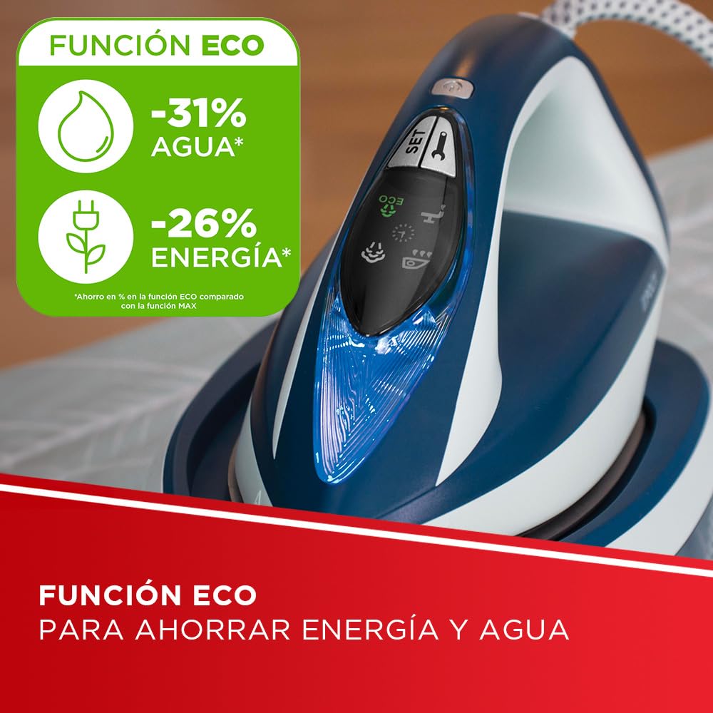 Polti Vaporella Express VE30.10 | Plancha Vapor, 8 bares, Ajuste Digital, Eco