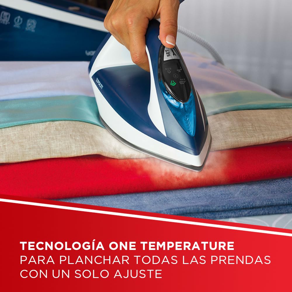 Polti Vaporella Express VE30.10 | Plancha Vapor, 8 bares, Ajuste Digital, Eco