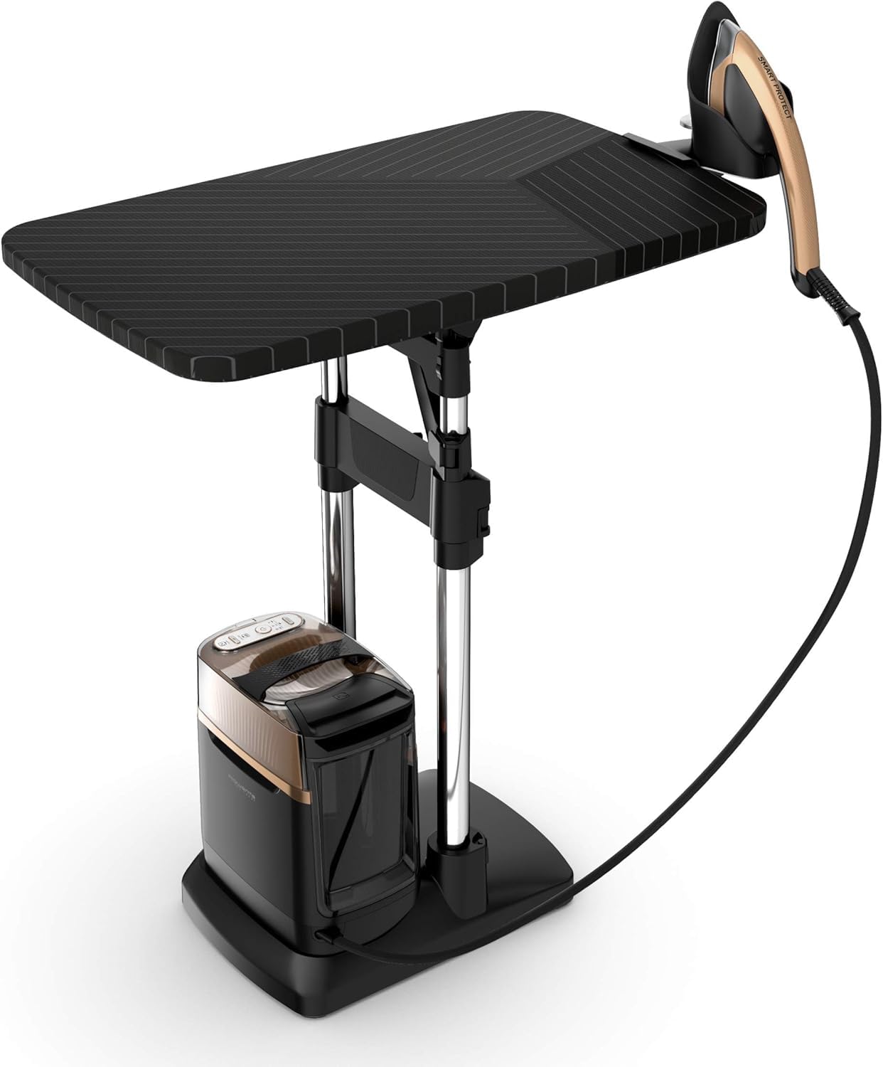 Rowenta IXEO Power Cepillo Vapor QR2020 | 5.8 bares, 1.1L, Desinfecta, Tabla vertical