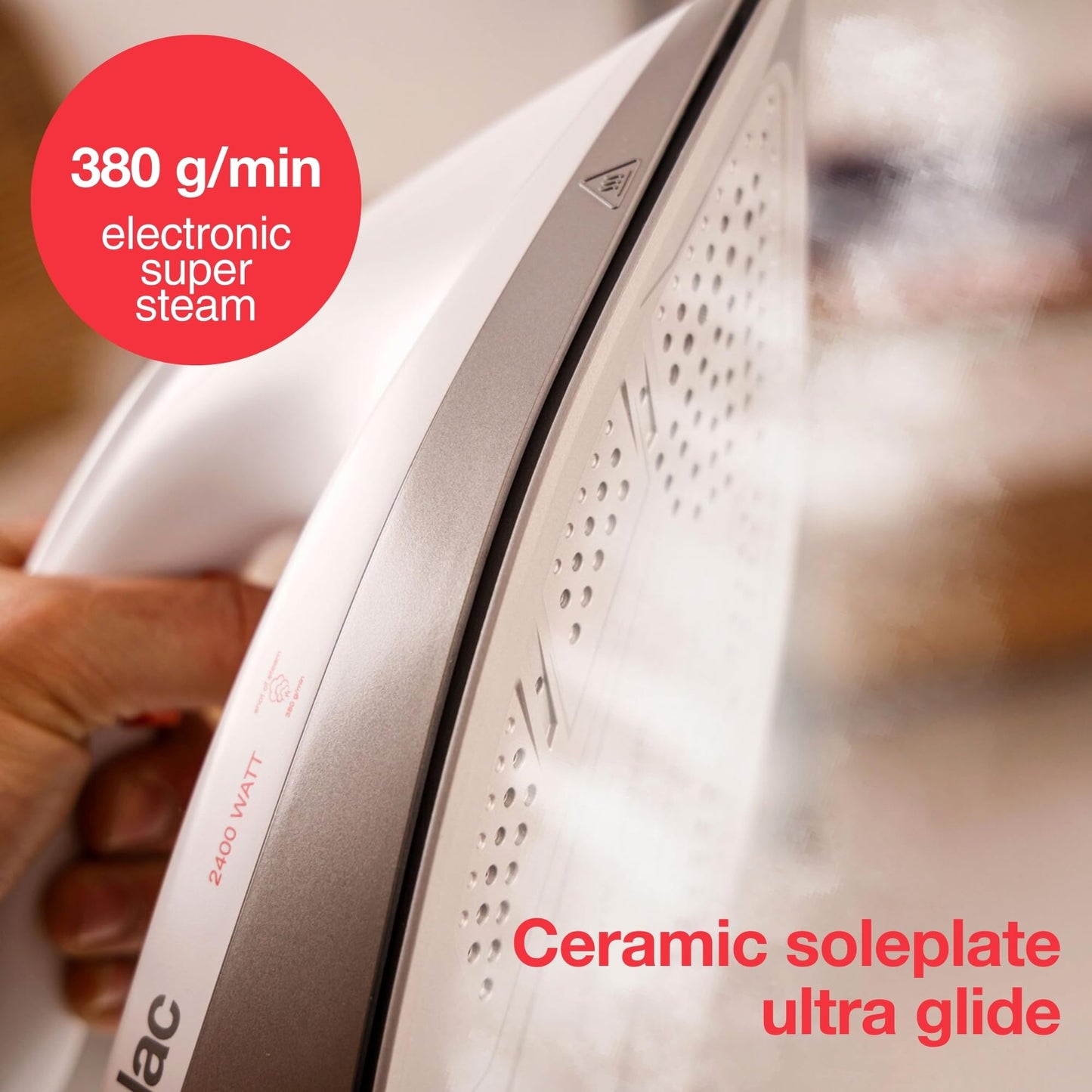 Solac CPB6200 Blank Canvas Centro Planchado | 6.5 bar, 380g/min vapor, 1.5L