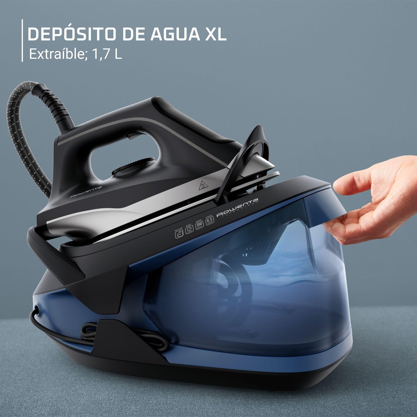 Rowenta Powersteam Centro Planchado | 6.2 bares, 340g/min vapor, Depósito 1.7L