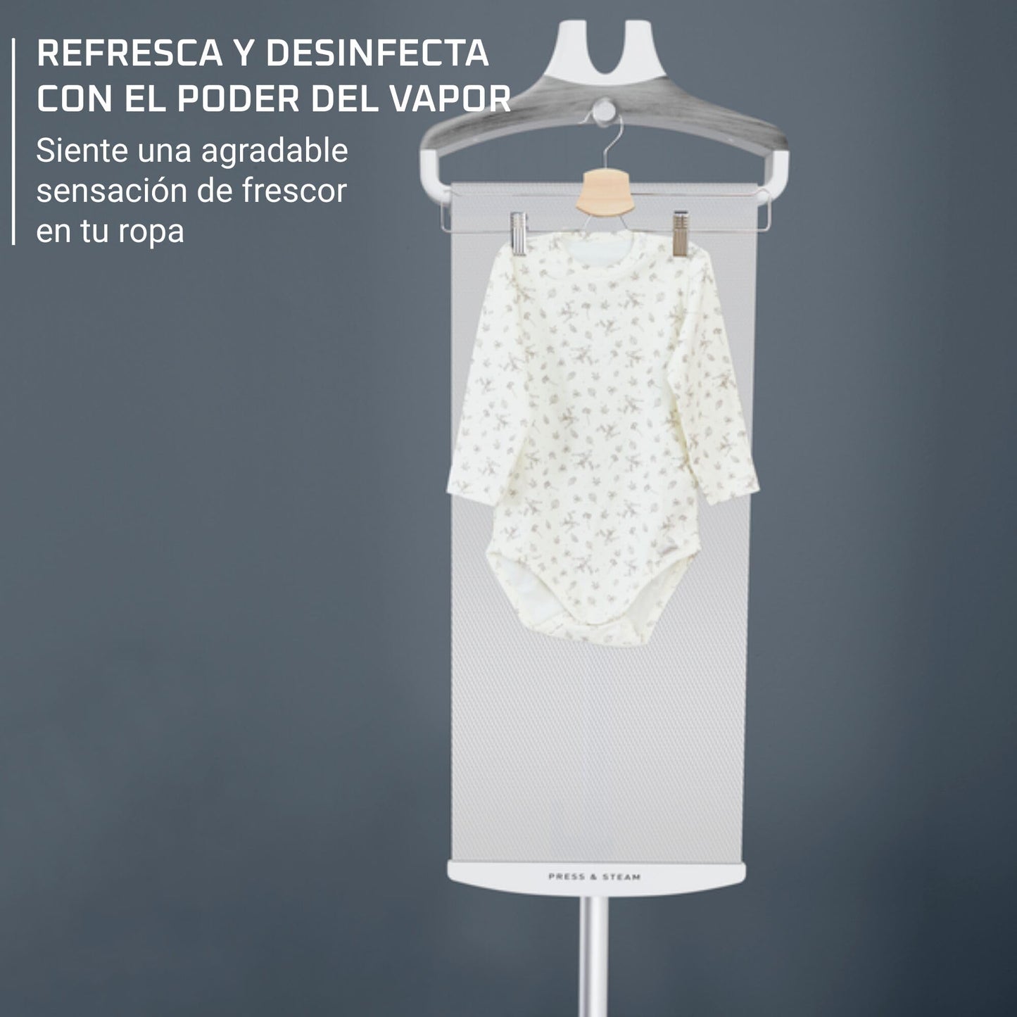 Rowenta Pro Style Care Cepillo Vapor IS8470 | Planchado vertical, 42g/min, Cabezal XL