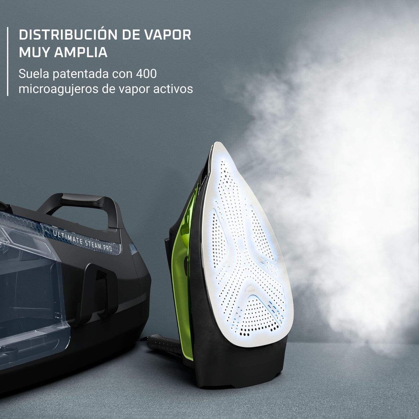 Rowenta Silence Pro Centro Planchado DG9248 | 8 bares, 600g/min vapor, Autonomía ilimitada