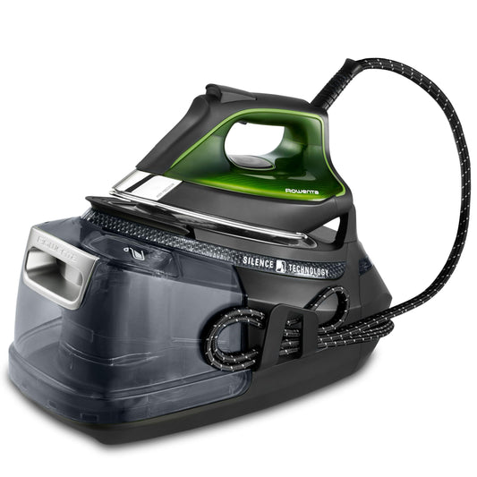 Rowenta Silence Pro Centro Planchado DG9248 | 8 bares, 600g/min vapor, Autonomía ilimitada