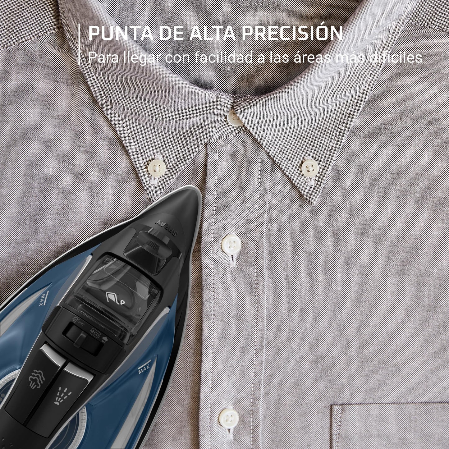 Rowenta Pro Master Plancha DW8209F0 | 2800W, 200g/min vapor, Punta Precisión